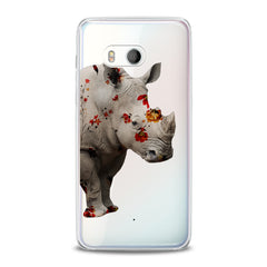 Lex Altern TPU Silicone HTC Case Watercolor Rhino