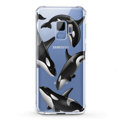 Lex Altern TPU Silicone Phone Case Watercolor Killer Whales