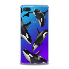 Lex Altern TPU Silicone Xiaomi Redmi Mi Case Watercolor Killer Whales