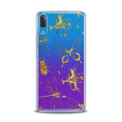 Lex Altern TPU Silicone Lenovo Case Golden Insects