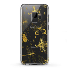 Lex Altern TPU Silicone Samsung Galaxy Case Golden Insects