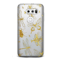 Lex Altern TPU Silicone LG Case Golden Insects