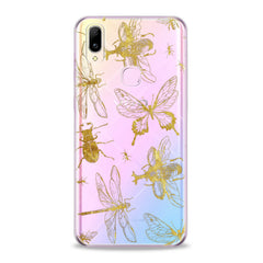 Lex Altern TPU Silicone VIVO Case Golden Insects