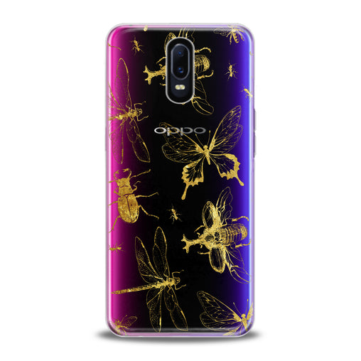 Lex Altern Golden Insects Oppo Case