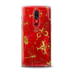 Lex Altern TPU Silicone OnePlus Case Golden Insects