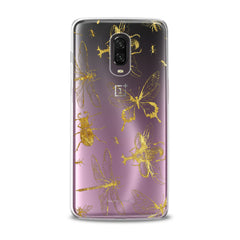 Lex Altern TPU Silicone OnePlus Case Golden Insects