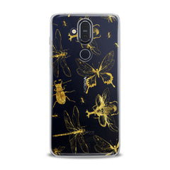 Lex Altern TPU Silicone Nokia Case Golden Insects