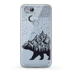 Lex Altern TPU Silicone Google Pixel Case Abstract Bear