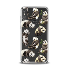 Lex Altern TPU Silicone Motorola Case Cute Panda