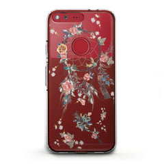 Lex Altern TPU Silicone Google Pixel Case Floral Dreamcatcher