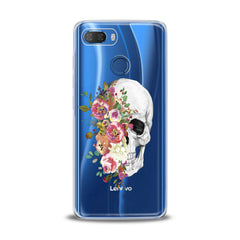 Lex Altern TPU Silicone Lenovo Case Floral Skull