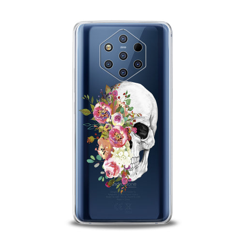 Lex Altern Floral Skull Nokia Case
