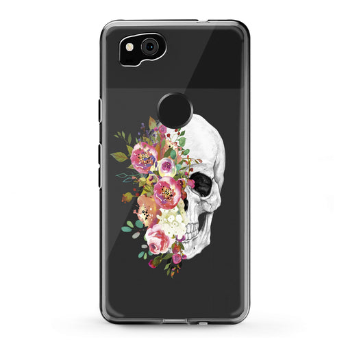 Lex Altern Google Pixel Case Floral Skull