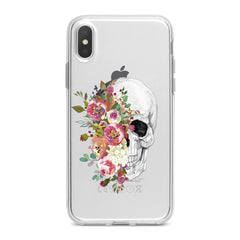 Lex Altern TPU Silicone Phone Case Floral Skull
