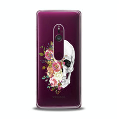 Lex Altern TPU Silicone Sony Xperia Case Floral Skull