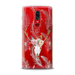 Lex Altern TPU Silicone OnePlus Case Floral Antlers