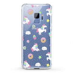 Lex Altern TPU Silicone Samsung Galaxy Case Unicorn Donut Art