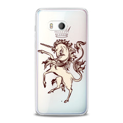 Lex Altern TPU Silicone HTC Case Royal Unicorn