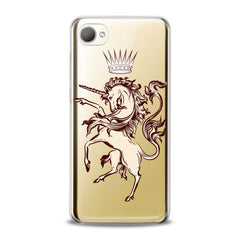 Lex Altern TPU Silicone HTC Case Royal Unicorn