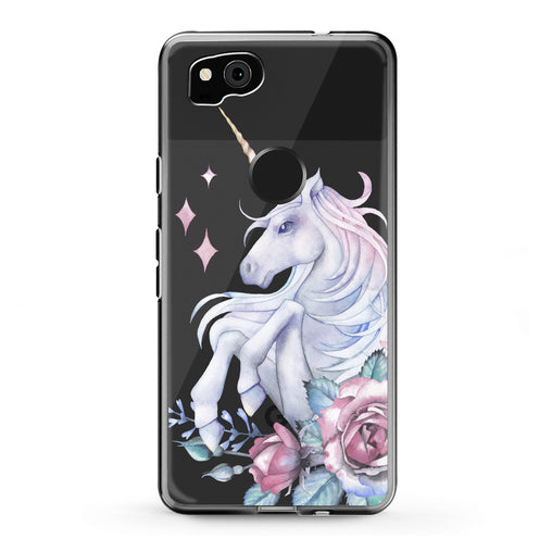 Lex Altern Google Pixel Case Floral Unicorn