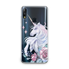 Lex Altern TPU Silicone Asus Zenfone Case Floral Unicorn