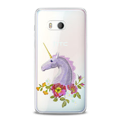 Lex Altern TPU Silicone HTC Case Purple Unicorn