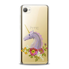 Lex Altern TPU Silicone HTC Case Purple Unicorn