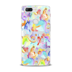Lex Altern TPU Silicone OnePlus Case Colorful Unicorn Art