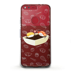 Lex Altern TPU Silicone Google Pixel Case Cute Sushi