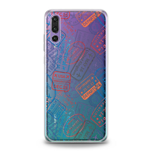 Lex Altern Colored Stamps Huawei Honor Case