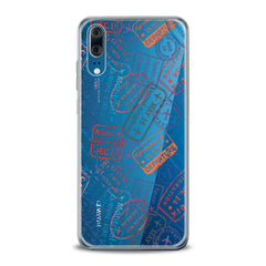 Lex Altern TPU Silicone Huawei Honor Case Colored Stamps