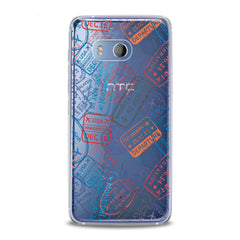 Lex Altern TPU Silicone HTC Case Colored Stamps