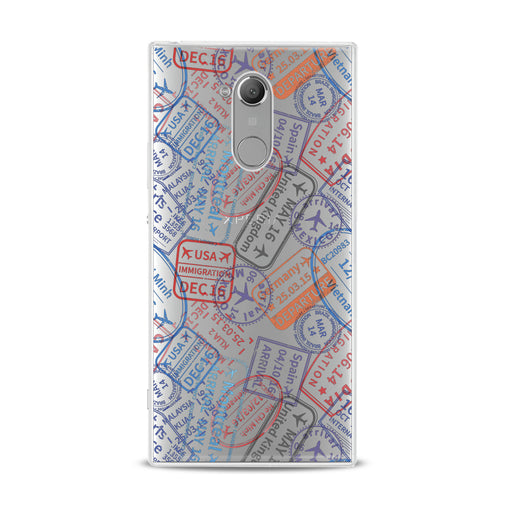 Lex Altern Colored Stamps Sony Xperia Case