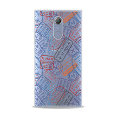 Lex Altern TPU Silicone Sony Xperia Case Colored Stamps
