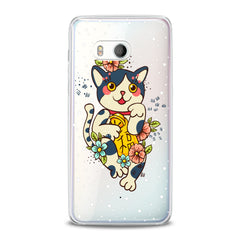 Lex Altern TPU Silicone HTC Case Cute Cat