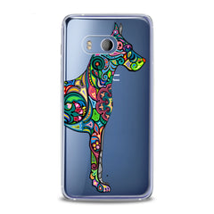 Lex Altern TPU Silicone HTC Case Colorful Dog