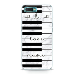 Lex Altern TPU Silicone Oppo Case Lovely Piano Keys