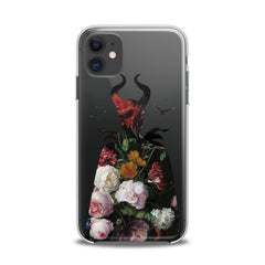 Lex Altern TPU Silicone iPhone Case Floral Maleficent