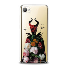 Lex Altern TPU Silicone HTC Case Floral Maleficent