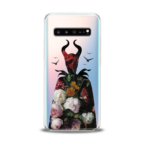 Lex Altern Floral Maleficent Samsung Galaxy Case