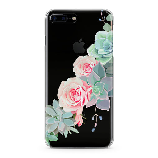 Lex Altern Succulent Roses Phone Case for your iPhone & Android phone.