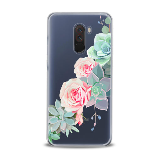 Lex Altern Succulent Roses Xiaomi Redmi Mi Case