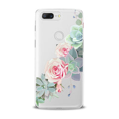Lex Altern TPU Silicone OnePlus Case Succulent Roses