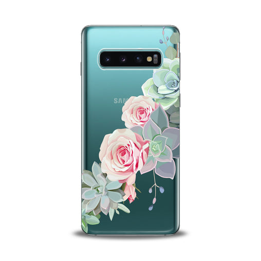 Lex Altern Succulent Roses Samsung Galaxy Case