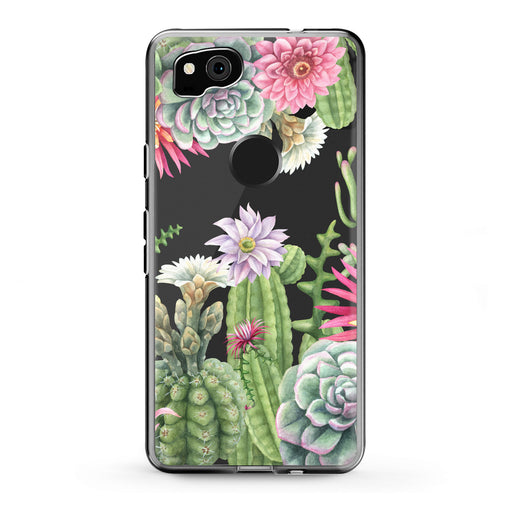 Lex Altern Google Pixel Case Floral Cactus