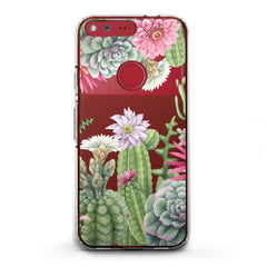 Lex Altern TPU Silicone Phone Case Floral Cactus