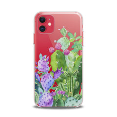 Lex Altern TPU Silicone iPhone Case Cacti Bloom