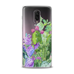 Lex Altern TPU Silicone OnePlus Case Cacti Bloom