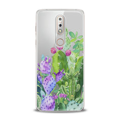Lex Altern TPU Silicone Nokia Case Cacti Bloom