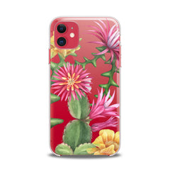Lex Altern TPU Silicone iPhone Case Cacti Flowers